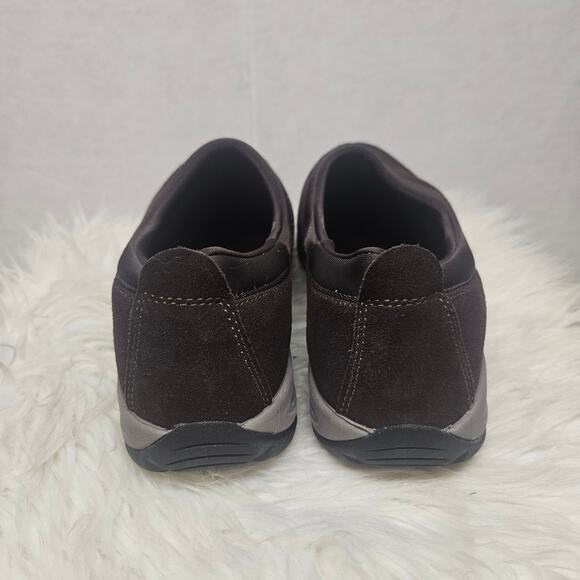 Explore24 Easy Spirit Brown Suede Slip-On Mule Shoes - Picture 3 of 8